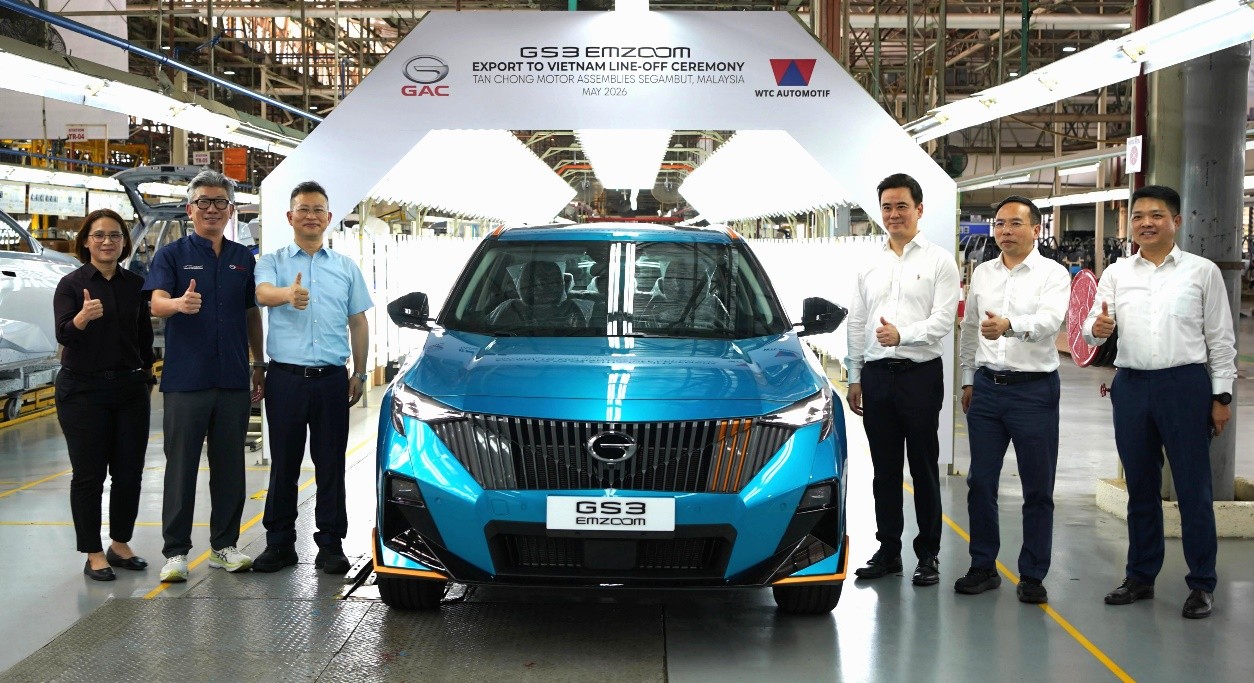 GAC GS3 EMZOOM xuất xưởng tại Malaysia, sẵn sàng đến Việt Nam