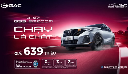 GAC VIỆT NAM CHÍNH THỨC RA MẮT ALL-NEW GS3 EMZOOM
